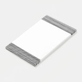 Faux Grey Fabric Lijst Post-it® notes (Schuin)