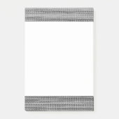 Faux Grey Fabric Lijst Post-it® notes (Voorkant)