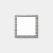 Faux Grey Fabric Lijst Post-it® notes (Voorkant)