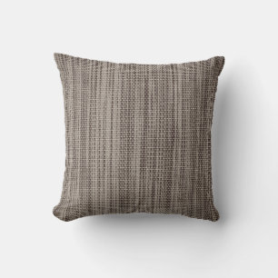 Faux Grey Fabric-Sierkussen Kussen
