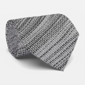 Faux Grey Fabric-Stropdas Stropdas (Opgerold)