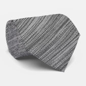 Faux Grey Fabric-Stropdas Stropdas (Opgerold)