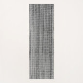 Faux Grey Fabric Yoga Mat (Voorkant)