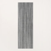 Faux Grey Fabric Yoga Mat (Achterkant)
