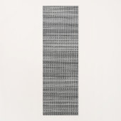 Faux Grey Fabric Yoga Mat Modern Design (Voorkant)
