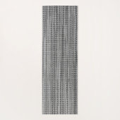 Faux Grey Fabric Yoga Mat Modern Design (Achterkant)