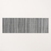 Faux Grey Fabric Yoga Mat Modern Design (Voorkant (horizontaal))