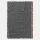 Faux Grey Jeans Throw Blanket Deken (Voorkant Verticaal)