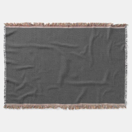 Faux Grey Jeans Throw Blanket Deken (Voorkant)