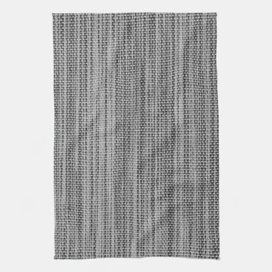 Faux Grey Katoen Keuken Handdoek (Verticaal)