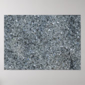 Faux Grey Sparkle Poster (Voorkant)