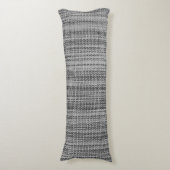Faux Grey Stof Body Kussen (Voorkant Verticaal)