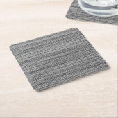 Faux Grey Stof Doek Papier Onderzetter (Schuin)