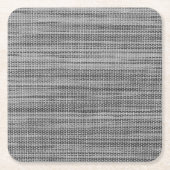 Faux Grey Stof Doek Papier Onderzetter (Voorkant)