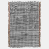 Faux Grey Stof Gooi Deken (Voorkant Verticaal)