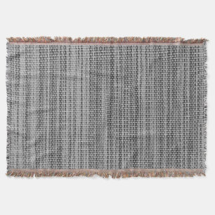 Faux Grey Stof Gooi Deken