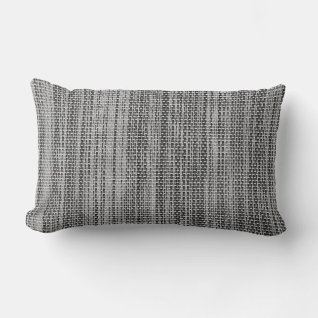 Faux Grey Stof Kussen (Voorkant)