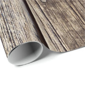 Faux Grey Weather-board Barn Siding Cadeaupapier (Rol Hoek)