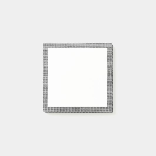Faux grijze stof ingelijst Post het notities Post-it® Notes (Voorkant)