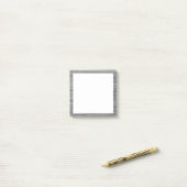 Faux grijze stof ingelijst Post het notities Post-it® Notes (Op bureau)