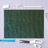 Faux groen alligator lederen print textuur dier tissuepapier (Craft)