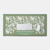 Faux Groen Goud Marmer - Kantoor Bureaumat (Keyboard & Muis)