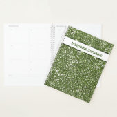 Faux groene glitter-textuur: kijk met aangepaste t planner (Display)