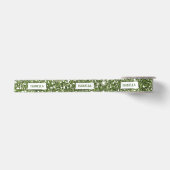 Faux groene glitter-textuur: kijk met aangepaste t satijnen lint (Voorkant)