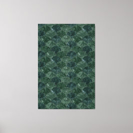 Faux Groene Steen Zeemeermin Schalen Canvas Afdruk