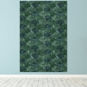 Faux Groene Steen Zeemeermin Schalen Canvas Afdruk (Insitu (Houten vloer))