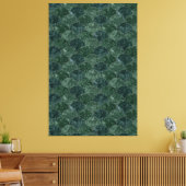 Faux Groene Steen Zeemeermin Schalen Canvas Afdruk (Insitu (Woonkamer))
