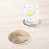 Faux  Hackney Zandsteen Onderzetter (Zijkant)