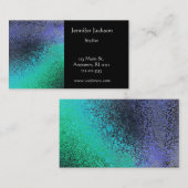 Faux Hammered Metal Visitekaartjes (Voorkant / Achterkant)