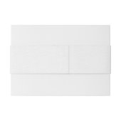 Faux Hand Torn Deckle Edge Wedding Uitnodigingen Wikkel (Achterkant Voorbeeld)