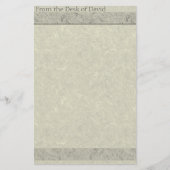 Faux handgemaakt papier ouderwets briefpapier (Voorkant)