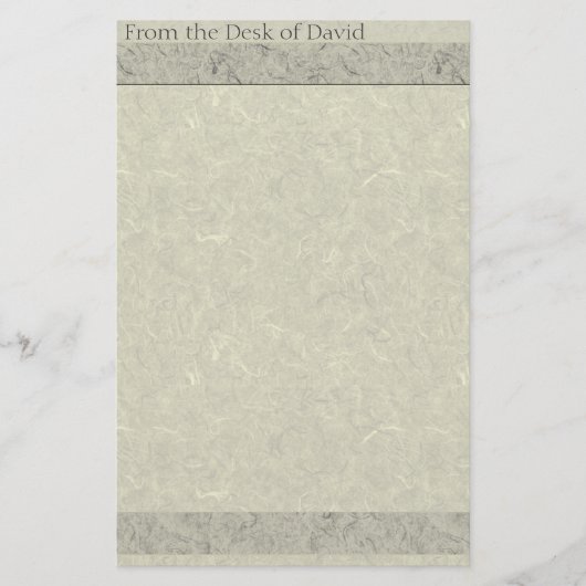 Faux handgemaakt papier ouderwets briefpapier (Voorkant)