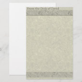 Faux handgemaakt papier ouderwets briefpapier (Voorkant / Achterkant)