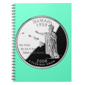 Faux Hawaii State Quarter Notitieboek (Voorkant)