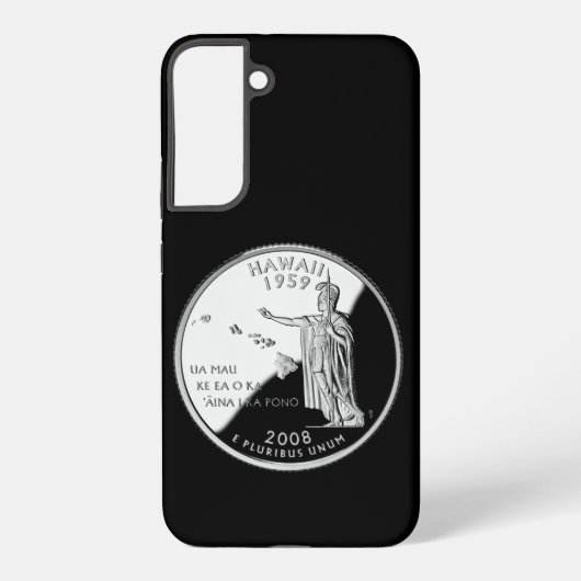 Faux Hawaii State Quarter Samsung Galaxy Hoesje (Achterkant)