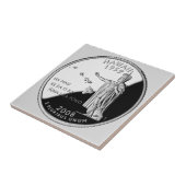 Faux Hawaii State Quarter Tegeltje (Zijkant)