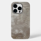 Faux Hoesje-Mate Aluminium -Mate iPhone Case (Achterkant)