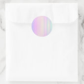 Faux Holo Trendy Classic Round Sticker (Tas)