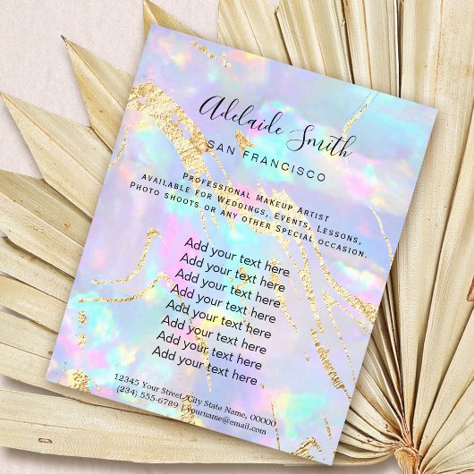 FAUX-holograaf Flyer