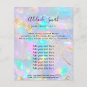 FAUX-holograaf Flyer (Voorkant)