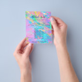 FAUX-holograafbrochure Flyer (Hand)