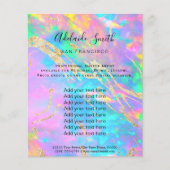 FAUX-holograafbrochure Flyer (Voorkant)