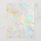 FAUX-holograafbrochure voor nieuwe optische stenen Flyer (Achterkant)