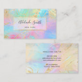 FAUX holografisch effect Visitekaartje (Voorkant / Achterkant)