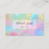 FAUX holografisch effect Visitekaartje (Voorkant)