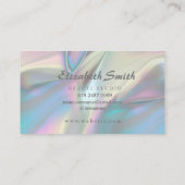 Faux holografisch kameleon Visitekaartje (Achterkant)